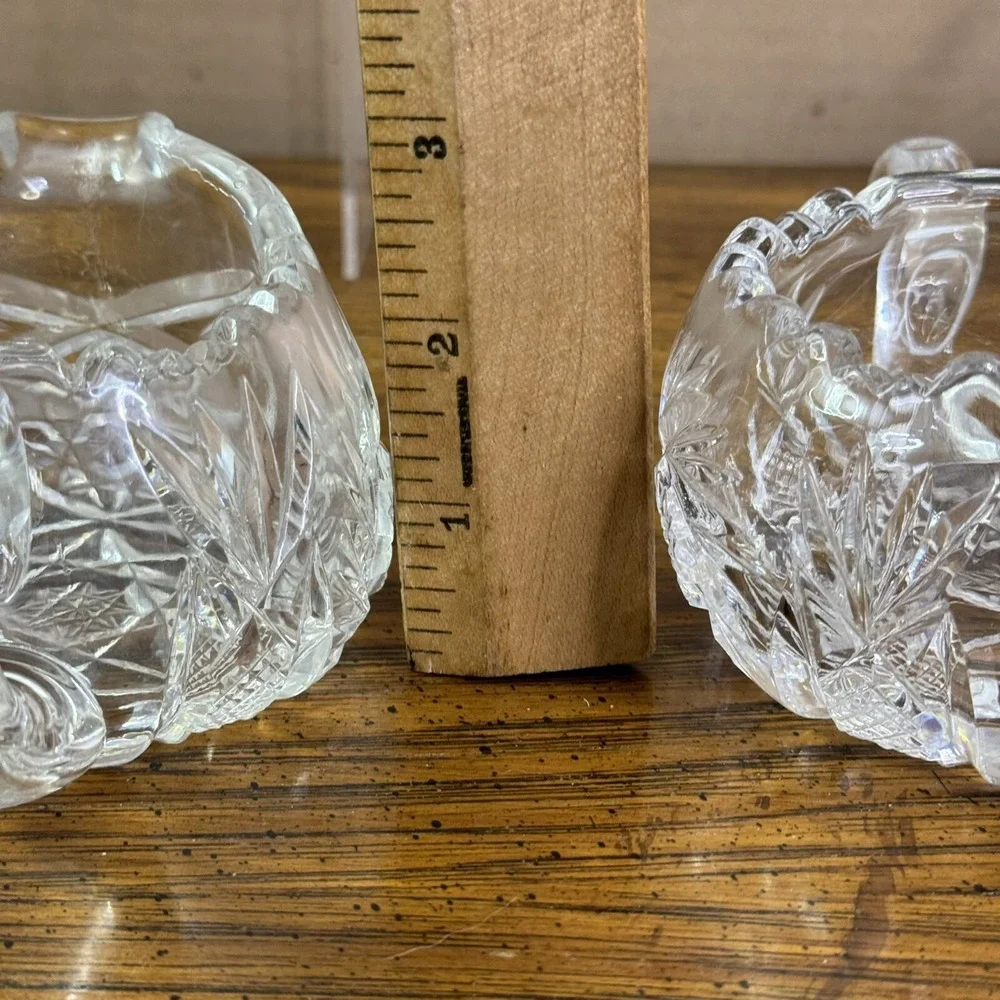 Antique American‎ Brilliant Glass Creamer & Sugar ABP EAPG